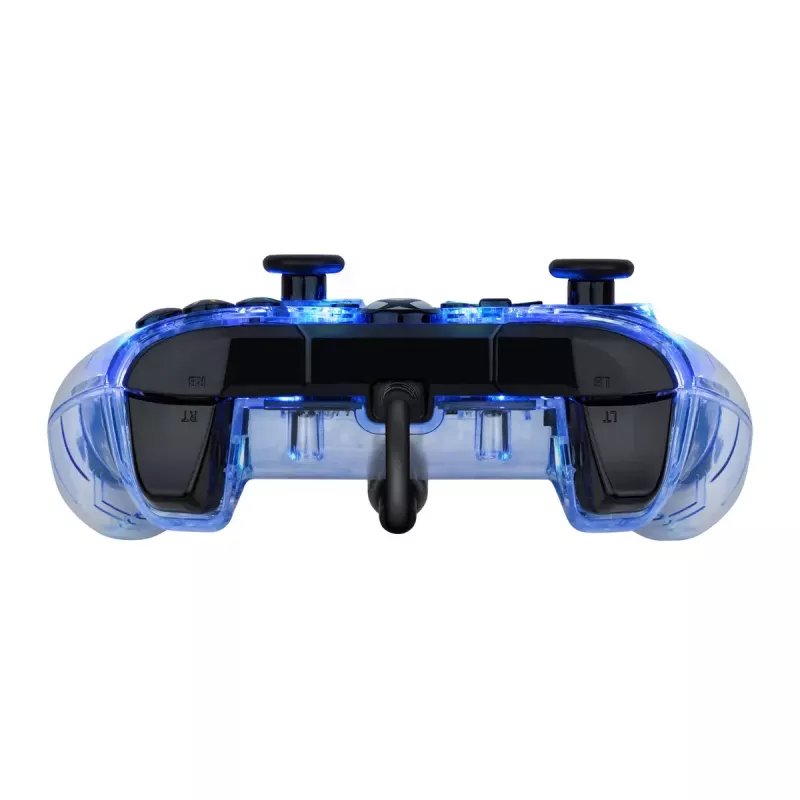 Kontroler przewodowy PDP Afterglow, niebieski/przezroczysty, USB, Xbox One, Series X/S