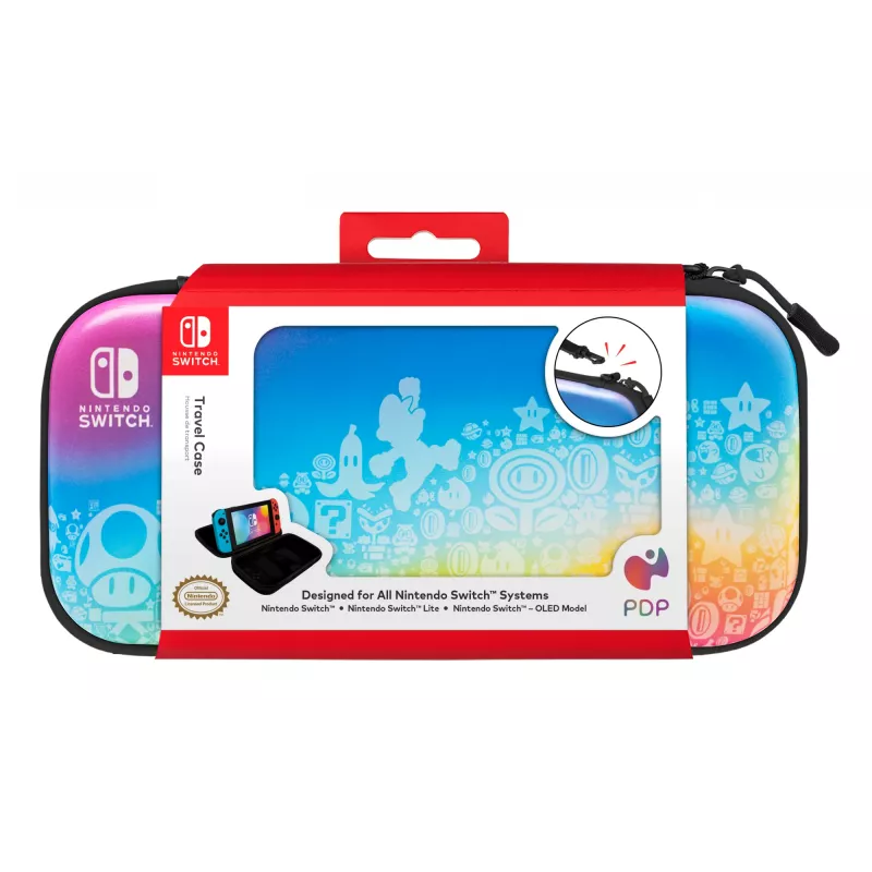 PDP cienki Deluxe: Star Spectrum etui twarde Nintendo Wielokolorowy