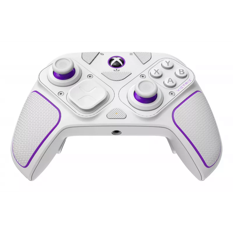 Gamepad VICTRIX 052-002-WH przewodowy i bezprzewodowy RF/USB, USB-C, 2000mAh, PC/PS4/PS5, fioletowy/biały