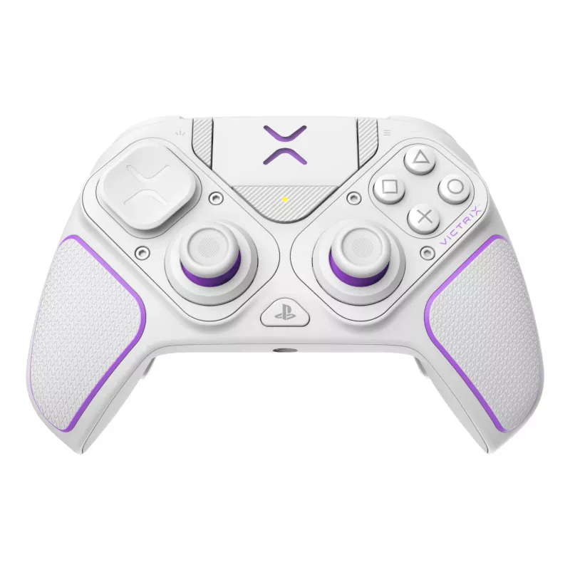 Gamepad VICTRIX 052-002-WH przewodowy i bezprzewodowy RF/USB, USB-C, 2000mAh, PC/PS4/PS5, fioletowy/biały