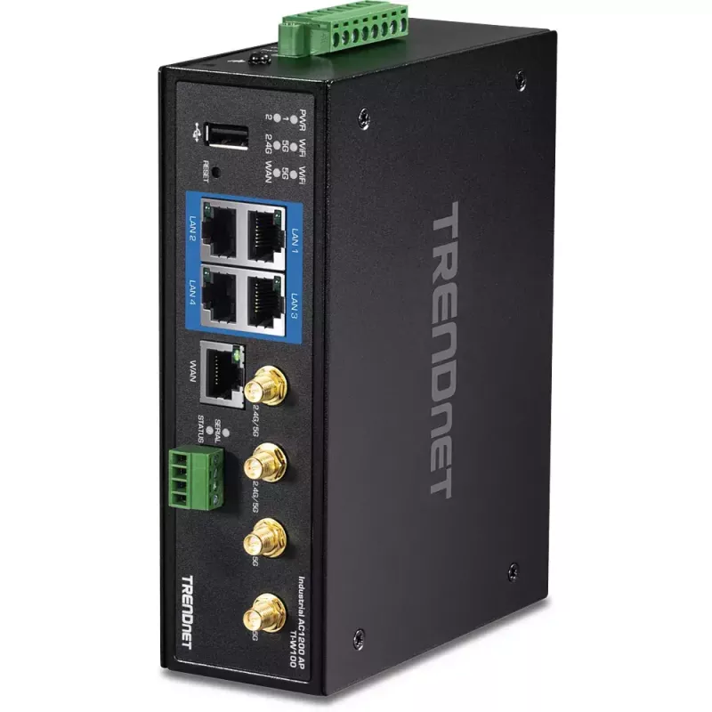 TRENDnet Router bezprzewodowy dwuzakresowy TI-W100, przełącznik 4-portowy