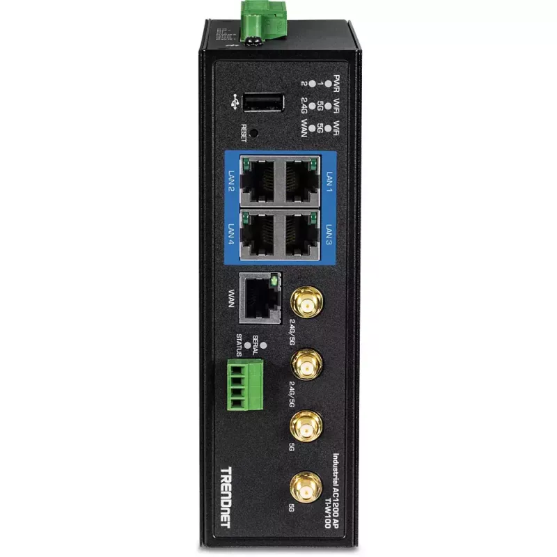 TRENDnet Router bezprzewodowy dwuzakresowy TI-W100, przełącznik 4-portowy