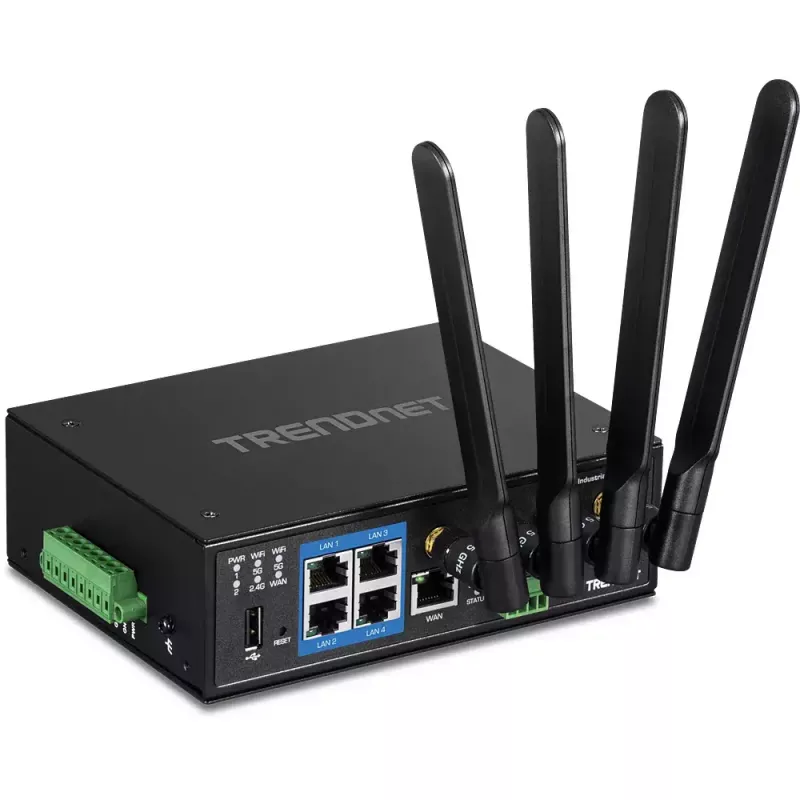 TRENDnet Router bezprzewodowy dwuzakresowy TI-W100, przełącznik 4-portowy
