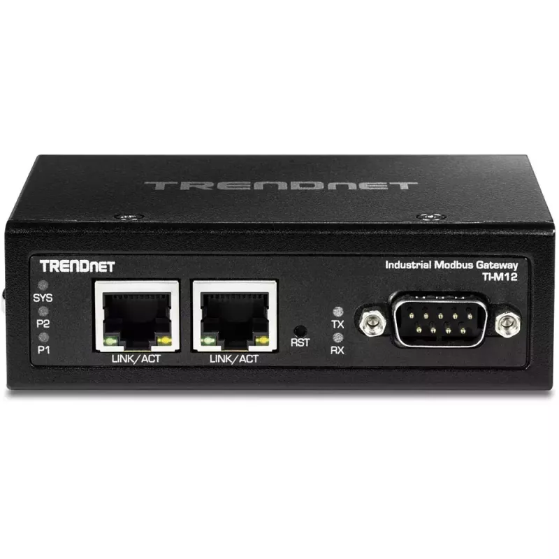 Gateway Controller Trendnet TI-M12 10 100 Mbit/s Metal DIN-rail
