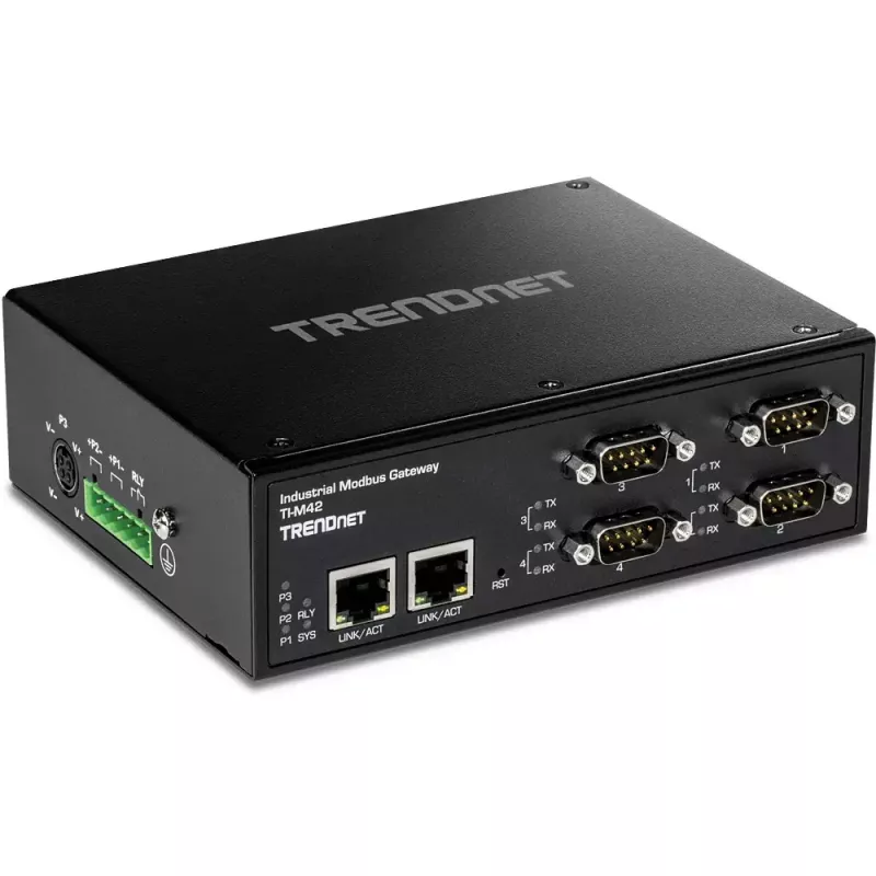 Brama sieciowa/kontroler Trendnet TI-M42 10/100 Mbit/s Czarny IP30