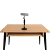 Statyw biurkowy do mikrofonu Shure SH-DESKTOP1, okrągła metalowa podstawa, gwint 3/8 cala, wysokość 26,7–40,6 cm, czarny