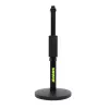 Statyw biurkowy do mikrofonu Shure SH-DESKTOP1, okrągła metalowa podstawa, gwint 3/8 cala, wysokość 26,7–40,6 cm, czarny
