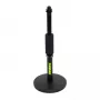 Statyw biurkowy do mikrofonu Shure SH-DESKTOP1, okrągła metalowa podstawa, gwint 3/8 cala, wysokość 26,7–40,6 cm, czarny