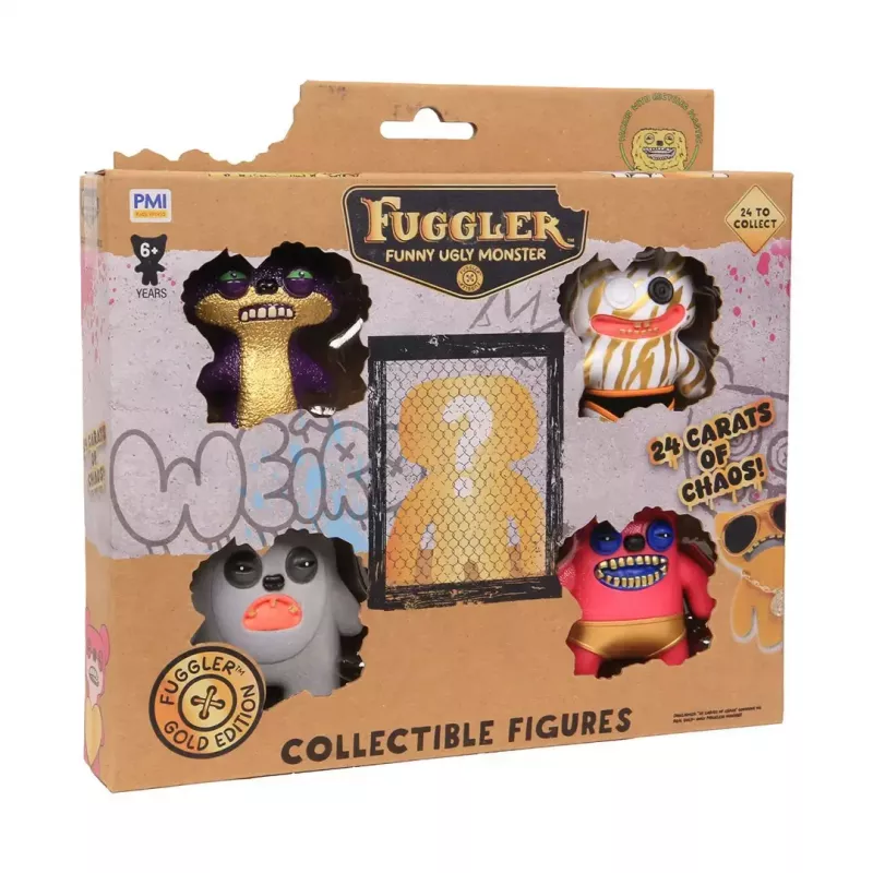 Figurki akcji p.m.i kids world FUGGLER S3 Gold Edition pięciopak pudełko deluxe (asortyment)