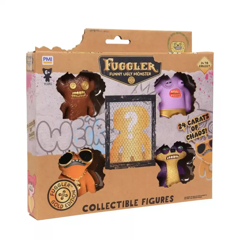 Figurki akcji p.m.i kids world FUGGLER S3 Gold Edition pięciopak pudełko deluxe (asortyment)