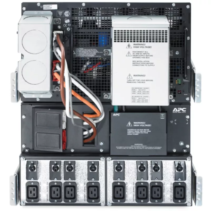 APC Smart-UPS RT 20kVA, 230/400V, LCD, do montażu w szafie rack, 12U, 2 zworki IEC i 8 gniazd IEC 60320 C19