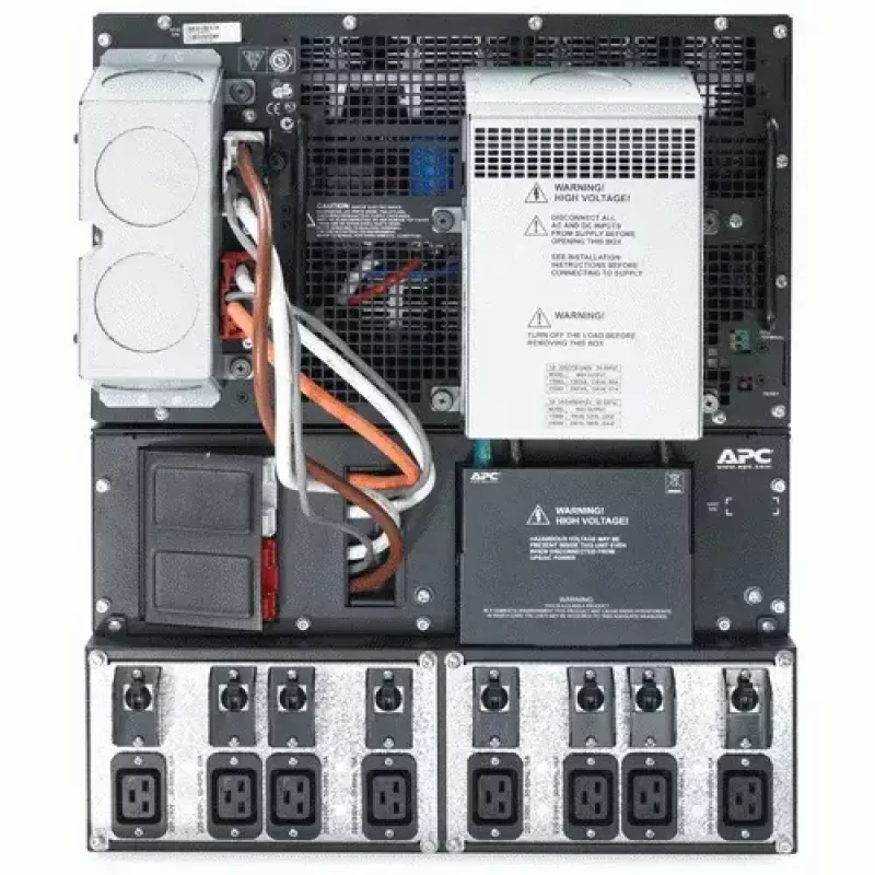 APC Smart-UPS RT 15kVA, 230/400V, LCD, rackmount, 12U, 2x IEC Jumpers i 8x gniazd IEC 60320 C19