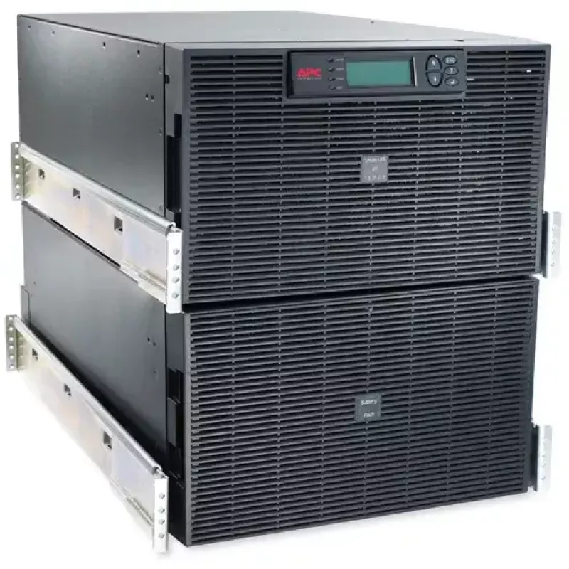 APC Smart-UPS RT 15kVA, 230/400V, LCD, rackmount, 12U, 2x IEC Jumpers i 8x gniazd IEC 60320 C19