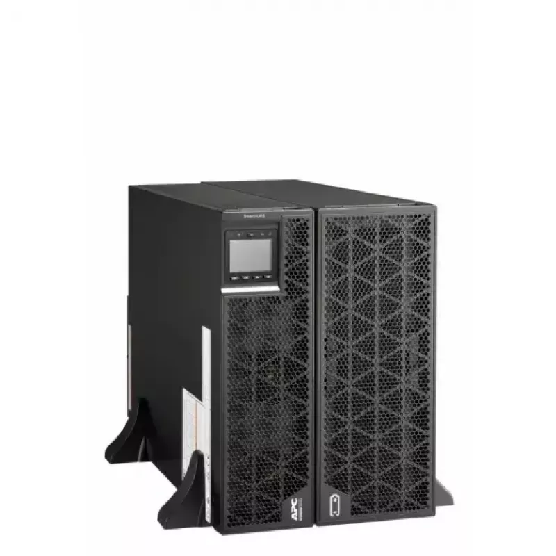 APC Smart-UPS On-Line, 15kVA/15kW, Rack/Wieża, 230V/380V...415V, Podłączenie na stałe 5-przewodowe (3P+N+E)+3-przewodowe (1P+N+E), Karta sieciowa, bez zestawu szyn