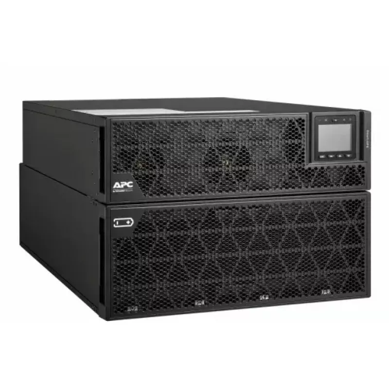 APC Smart-UPS On-Line, 15kVA/15kW, Rack/Wieża, 230V/380V...415V, Podłączenie na stałe 5-przewodowe (3P+N+E)+3-przewodowe (1P+N+E), Karta sieciowa, bez zestawu szyn