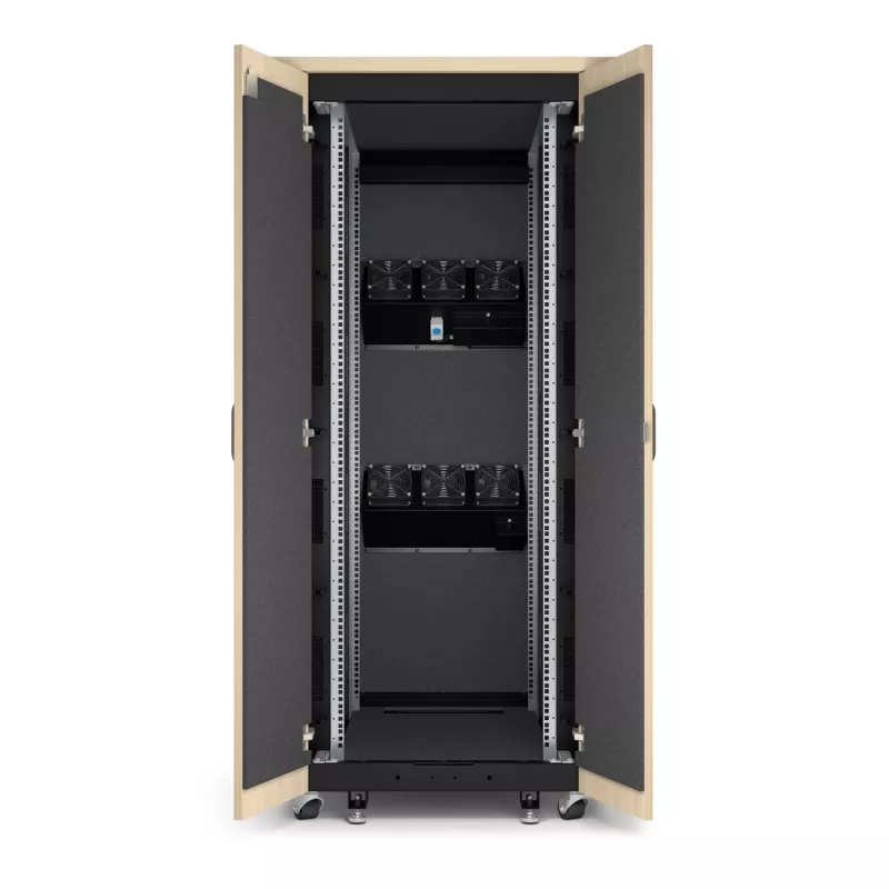 Obudowa serwerowa APC NetShelter Soundproof, 32U, 230 V, klon