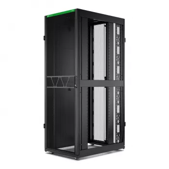 Szafa serwerowa APC NetShelter SX Gen 2, 45U, 2124H x 750W x 1070D mm, z panelami bocznymi, czarna