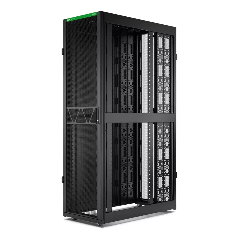 APC NetShelter SX Server Rack Gen 2, 45U, 2124H x 600W x 1200D mm, z bokami, czarny