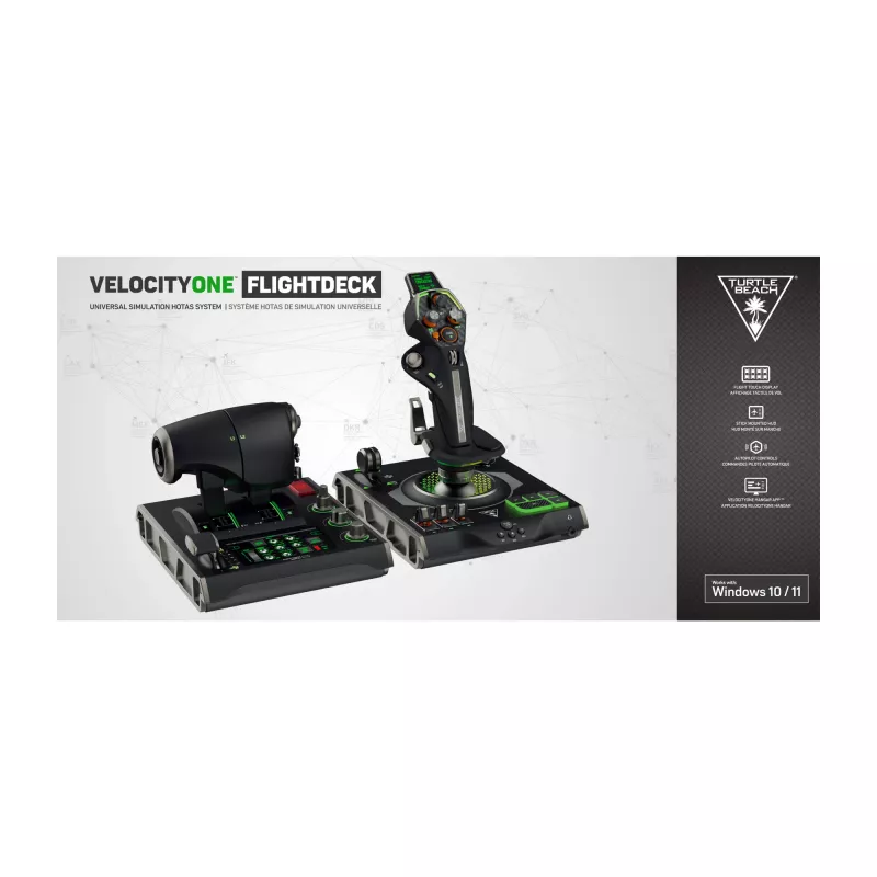 Flightstick Turtle Beach VelocityOne Czarny USB Analogowo-Cyfrowy PC