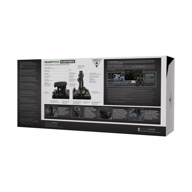 Flightstick Turtle Beach VelocityOne Czarny USB Analogowo-Cyfrowy PC