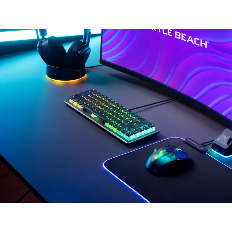 Klawiatura Turtle Beach Vulcan II Mini do gier USB QWERTY niemiecka czarna