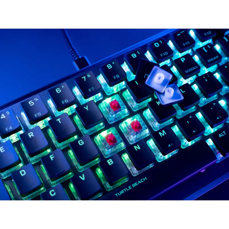 Klawiatura Turtle Beach Vulcan II Mini do gier USB QWERTY niemiecka czarna