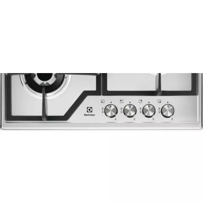 Kuchenka gazowa CGS6436BX WOK, 4 pola grzejne, sterowanie mechaniczne