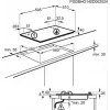 Płyta grzewcza gazowa Electrolux EGS6436RK do zabudowy 4-strefowa czarna, wok 4000 W, ruszty żeliwne, pokrętła obrotowe