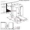 Zmywarka do zabudowy Electrolux EEM69410W — 15 kompletów, 42 dB, pełnowymiarowa 60 cm, AirDry
