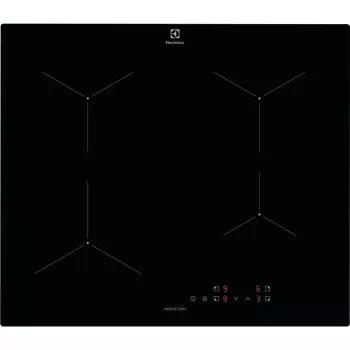 Electrolux LIL61424C Czarny Płyta indukcyjna do zabudowy 60 cm Strefowa płyta indukcyjna 4 stref(y)