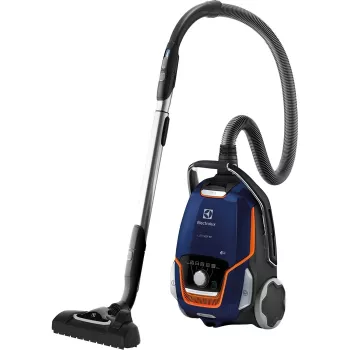 Odkurzacz workowy Electrolux EUOC94DB, czyszczenie na sucho, worek 5 L, 850 W, promień działania 12 m, filtr alergiczny, czarny