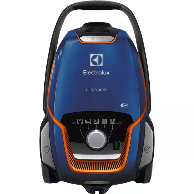 Odkurzacz workowy Electrolux EUOC94DB, czyszczenie na sucho, worek 5 L, 850 W, promień działania 12 m, filtr alergiczny, czarny