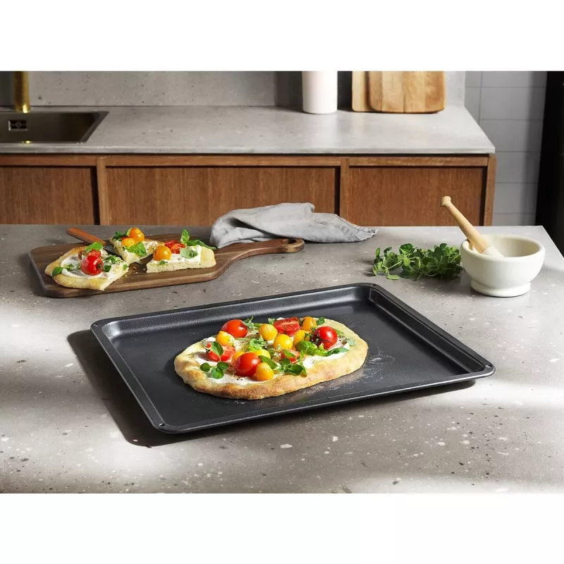 Blacha do piekarnika Electrolux E9OOAF11 — prostokątna 385×465×25 mm, nieprzywierająca, czarna