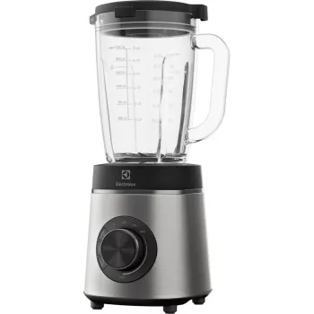 Blender stołowy Electrolux E6TB1-6ST — dzbanek 1,75 L, 1400 W, sterowanie obrotowe, czarny/stal nierdzewna/przezroczysty