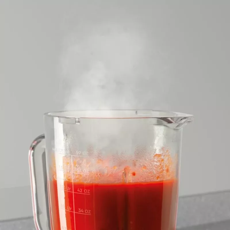 Blender stołowy Electrolux E6TB1-6ST — dzbanek 1,75 L, 1400 W, sterowanie obrotowe, czarny/stal nierdzewna/przezroczysty