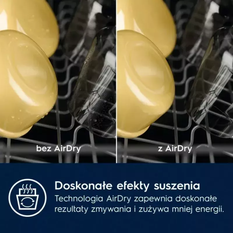 Zmywarka do zabudowy Electrolux EEA43211L — wąska 45 cm, 13 kompletów, 47 dB, AirDry