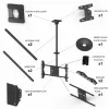 Uchwyt sufitowy Multibrackets M Public Large Single Czarny 3000