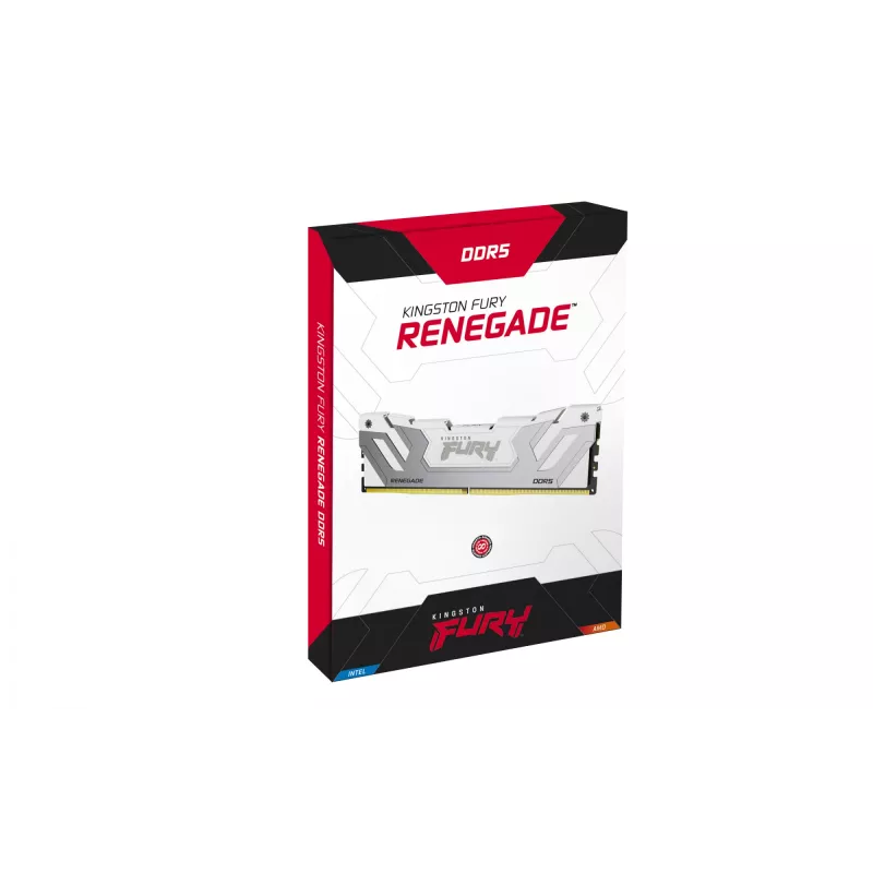 Kingston Technology FURY 24GB 8400MT/s DDR5 CL40 CUDIMM Renegade biały XMP