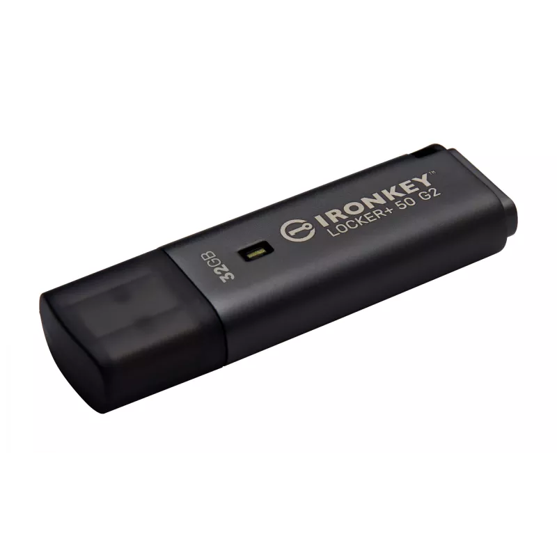 Pamięć USB KINGSTON IronKey Locker Plus 50 G2 32 GB, USB 3.2 Gen 1 Typ-A, AES-256, FIPS 197
