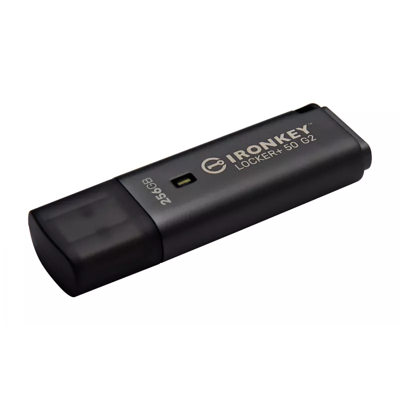 Pamięć USB Flash KINGSTON IronKey Locker Plus 50 G2 256 GB, USB Typ-A, USB 3.2 Gen 1, AES-256, FIPS 197