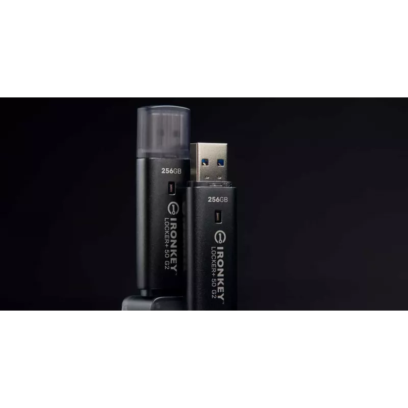 Pamięć USB Flash KINGSTON IronKey Locker Plus 50 G2 256 GB, USB Typ-A, USB 3.2 Gen 1, AES-256, FIPS 197