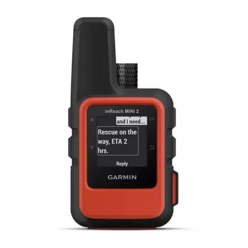 Garmin inReach Mini 2 Personal Czarny Czerwony IPX7 336h żywotność baterii