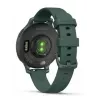 Smartwatch GARMIN Lily 2 Active zielony — 38 mm aluminiowa koperta, silikonowy pasek, GPS, SpO2, 5 ATM, bateria 9 dni