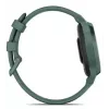 Smartwatch GARMIN Lily 2 Active zielony — 38 mm aluminiowa koperta, silikonowy pasek, GPS, SpO2, 5 ATM, bateria 9 dni