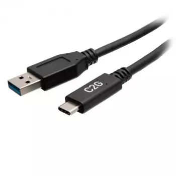 C2G USB-C Male to USB-A Male kabel 0.15m USB 3.2 Gen 1 5Gbps