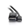 adapter kablowya C2G USB-C do DisplayPort 4K 30 Hz 1,8 m czarny