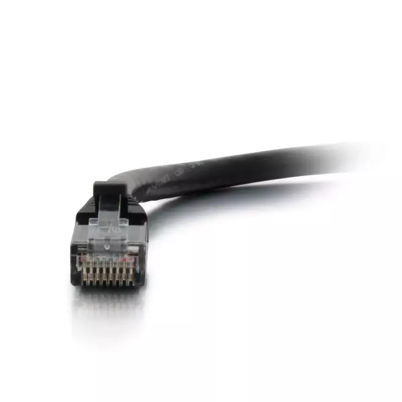 Sieciowy kabel krosowy C2G 3m Cat5e z osłoną, nieekranowany UTP, czarny