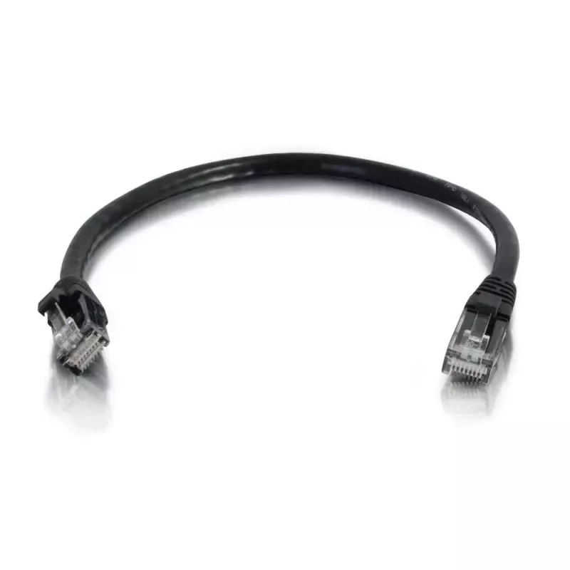 Sieciowy kabel krosowy C2G 3m Cat5e z osłoną, nieekranowany UTP, czarny