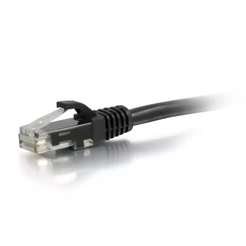 Sieciowy kabel krosowy C2G 3m Cat5e z osłoną, nieekranowany UTP, czarny