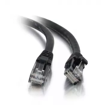 Sieciowy kabel krosowy C2G 3m Cat5e z osłoną, nieekranowany UTP, czarny